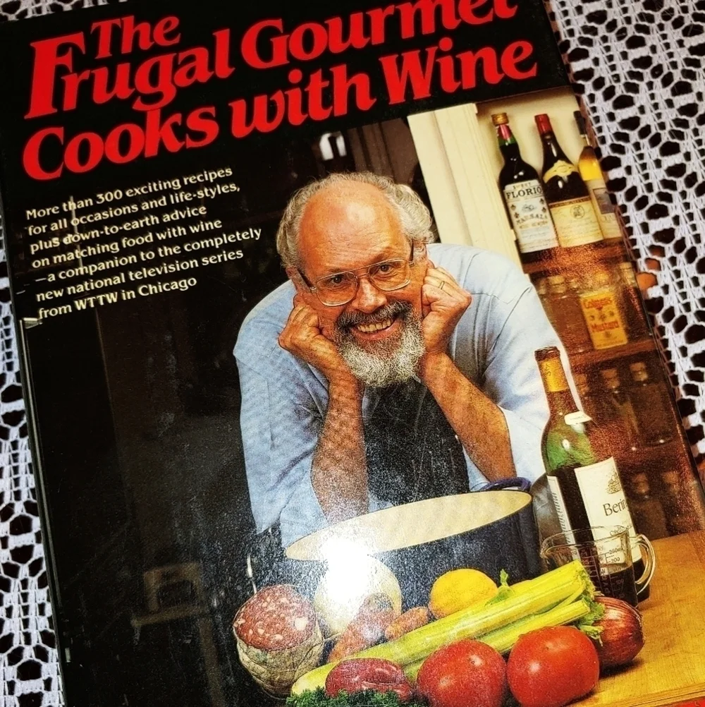 Frugal Gourmet Cooks with Wine Cookbook